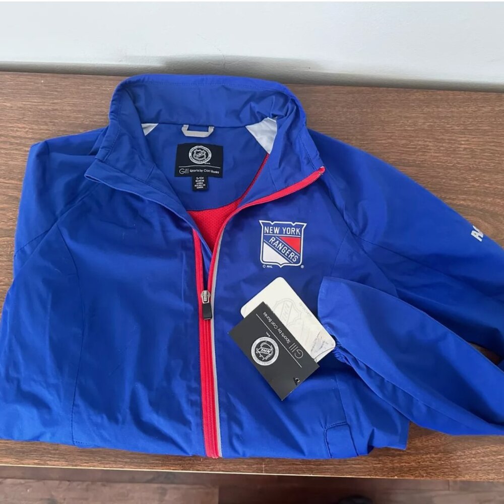 NWT GIII By Carl Banks Womens NHL New York Rangers Hockey Jacket Small